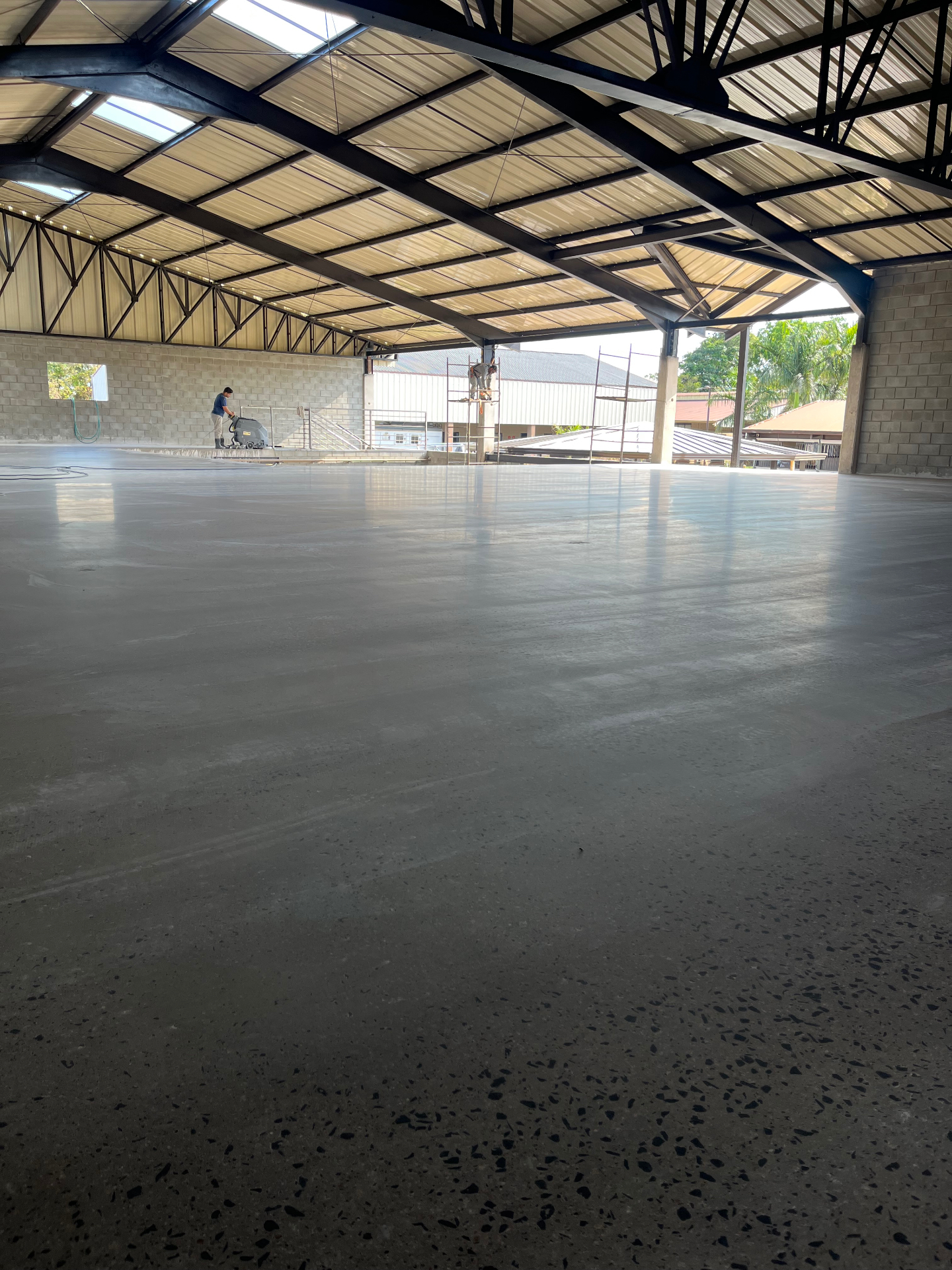 Acabamento Industrial de concreto polido